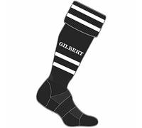 Gilbert - CHAUSSETTES TRAINING RAYE NOIR BLANC - taillechaussette : 35-39