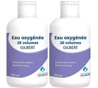 Gilbert Eau oxygénée 20 volumes Solution(S) 2x250 ml