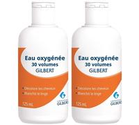 Gilbert eau oxygénée 30 volumes Solution(S) 2x125 ml