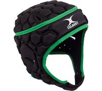 Gilbert Falcon 200 Casque de Rugby Homme, Noir/Vert, S