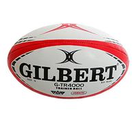 Gilbert G-TR4000 Ballon d'entraînement de rugby (Rouge, Taille 4)