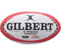 Gilbert Gtr4000 Rugby Training Ball Blanc/Rouge Taille 3 Male