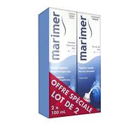Gilbert Marimer Spray isotonique hygiène nasale Lot 2 x 100 ml