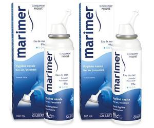 GILBERT Marimer - Spray isotonique hygiène nasale - 100 ml X 2 by Gilbert Laboratoires
