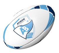 Gilbert Mini Ballon de Rugby Bayonne - Collection Officielle Aviron BAYONNAIS