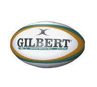 Gilbert Mini Ballon de Rugby Taille 1 - Produit sous Licence Officielle Australie Rugby - Matériau de Haute qualité et Logos Australie Rugby - Livré dégonflé