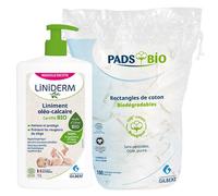 Gilbert Pack Douceur Bébé Liniment et Carrés de Coton Bio