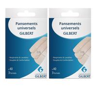 Gilbert pansements universel Pansement(S) 2x40 pc(s)