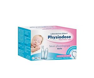 Gilbert Physiodose Serum Physiologique stérile Nouveau-nes 30 unidoses de 5ml