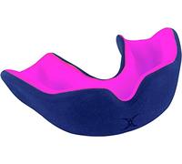 Gilbert Protège Dents Rugby Adulte Orthodontie - X Brace Dual Density Marine/Rose
