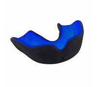 Gilbert Protège Dents Rugby Adulte Orthodontie - X Brace Dual Density Noir/Bleu