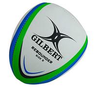 Gilbert Ballon de rugby Rebounder Match d'entraînement Blanc/Bleu/Vert