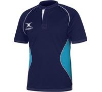 Gilbert Unisex Adults Short-Sleeve Performance T-Shirt Navy/Ciel clair 2X Small Unisex