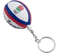 Gilbert Unisexe Angleterre Ballon de Rugby Porte-clés, Multicolore, Taille Unique