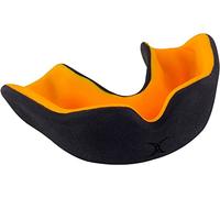 Gilbert X Brace Dual Density Protège-Dents Mixte, Noir/Orange, Senior