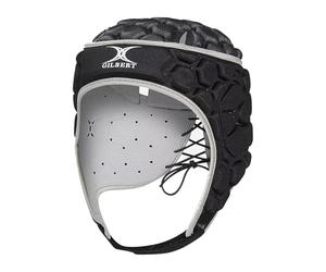 Gilbert XP250 Casque de rugby junior Noir/argenté