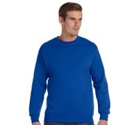 GILDAN 50/50 Adult Crewneck Sweat Maillot de survêtement, Bleu (Bleu Roi), L Homme