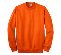 Gildan 60/60 Adulte col Rond Sweat Maillot de survêtement, Orange, XL Homme