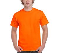 Gildan Adult Ultra Cotton Crew Neck 2000 - T-shirt - Homme, Orange (Safety Orange 193), Medium