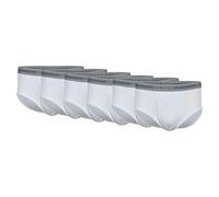 Gildan Brief Underwear Multipack Slips, Blanc (Lot de 6), Homme