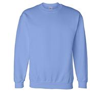 Gildan Chandail en coton ouaté épais unisexe avec col rond pour adulte - Bleu - Large