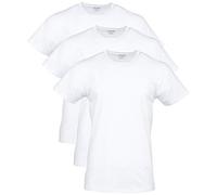 Gildan Shirts en Coton Stretch sous-vêtement, Artic White (Lot de 3), Homme