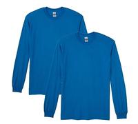 Gildan Dryblend Long Sleeve T-Shirt, Style G8400, 2-Pack Chemise, Bleu Marine, S (Lot de 2) Homme