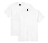 Gildan Dryblend T-Shirt, Style G8000, Multipack, Blanc (Lot de 2), Taille Homme