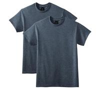 Gildan Dryblend Lot de 2 t-Shirts pour Adulte Chemise, Gris foncé, S Homme