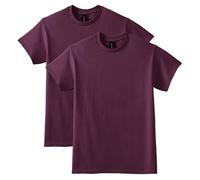 Gildan Dryblend Lot de 2 t-Shirts Style G8000, Opaque, Bordeaux, XXL Homme