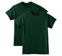 Gildan Dryblend T-Shirt, Style G8000, Multipack, Opaque, Vert forêt (Lot de 2), XL Homme