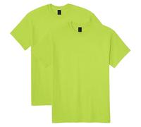 Gildan Dryblend T-Shirt, Style G8000, Multipack, Vert sécurité, XL (Lot de 2) Homme