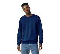 Gildan Sweat-Shirt à col Rond Chemise, Opaque, Bleu Marine, L Homme