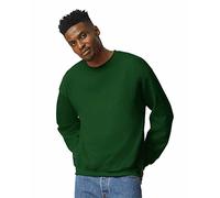 Gildan Fleece Crewneck Sweatshirt, Style G18000, Multipack Maillot de survêtement, Forest Green, Large Homme