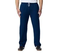 Gildan Fleece Open Bottom Pocketed Pant Pantalon de survêtement, Bleu Marine, Taille L Homme