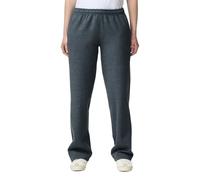 Gildan Fleece Open Bottom Pocketed Pant Pantalon de survêtement, Gris foncé, Taille S Homme