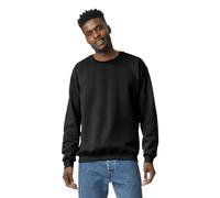Gildan G18500 Sweat à capuche en polaire pour adulte, noir, Medium