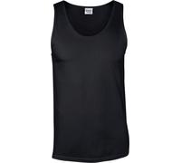 Gildan - Haut sans manches "Softstyle" pour homme/femme unie PC7187 (L) (Noir)