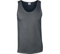 Gildan - Haut sans manches "Softstyle" pour homme/femme unie PC7187 (XL) (Charbon de bois)
