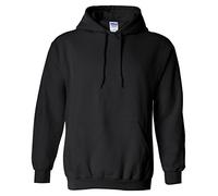 Gildan Heavy Blend Jeune Capuche 50/50 50 - Noir - Large