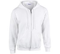 Gildan Heavy Blend Veste à capuche - Blanc - X-large
