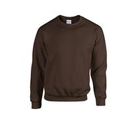 Gildan Heavy Blendâ Crewneck Sweatshirt Sweatshirt, Dark Chocolat, L Unisexe Adulte, Chocolat (Dark Chocolate), L
