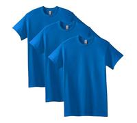 Gildan Heavy Cotton T-Shirt, Style G5000, Multipack, Bleu Roi (Lot de 3), XL Mixte