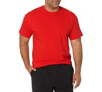 Gildan Lot de 2 t-Shirts en Coton épais pour Adulte Chemise, Rouge, XL Homme