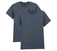 Gildan Lot de 2 t-Shirts en Coton épais pour Homme Style G5000 Chemise, Gris foncé