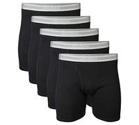Gildan caleçons Boxeurs ajusté, Noir (Lot de 5), Homme