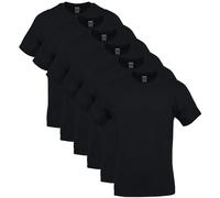 Gildan Lot de t-shirts pour homme Noir Taille L