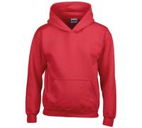 Gildan Mélange Lourd Jeunesse Sweat Capuche Enfants Poche Pochette Souple Pull