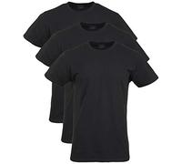 Gildan Men's Cotton Stretch Crew T-Shirt, Black Soot (3-Pack), 2X-Large
