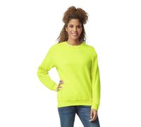 Gildan Men's Fleece Crewneck Sweatshirt, Style G18000, Safety Green, X-Large